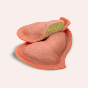 Cuori rosa ricotta e spinaci