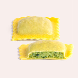 Ravioli di riso e cavoli